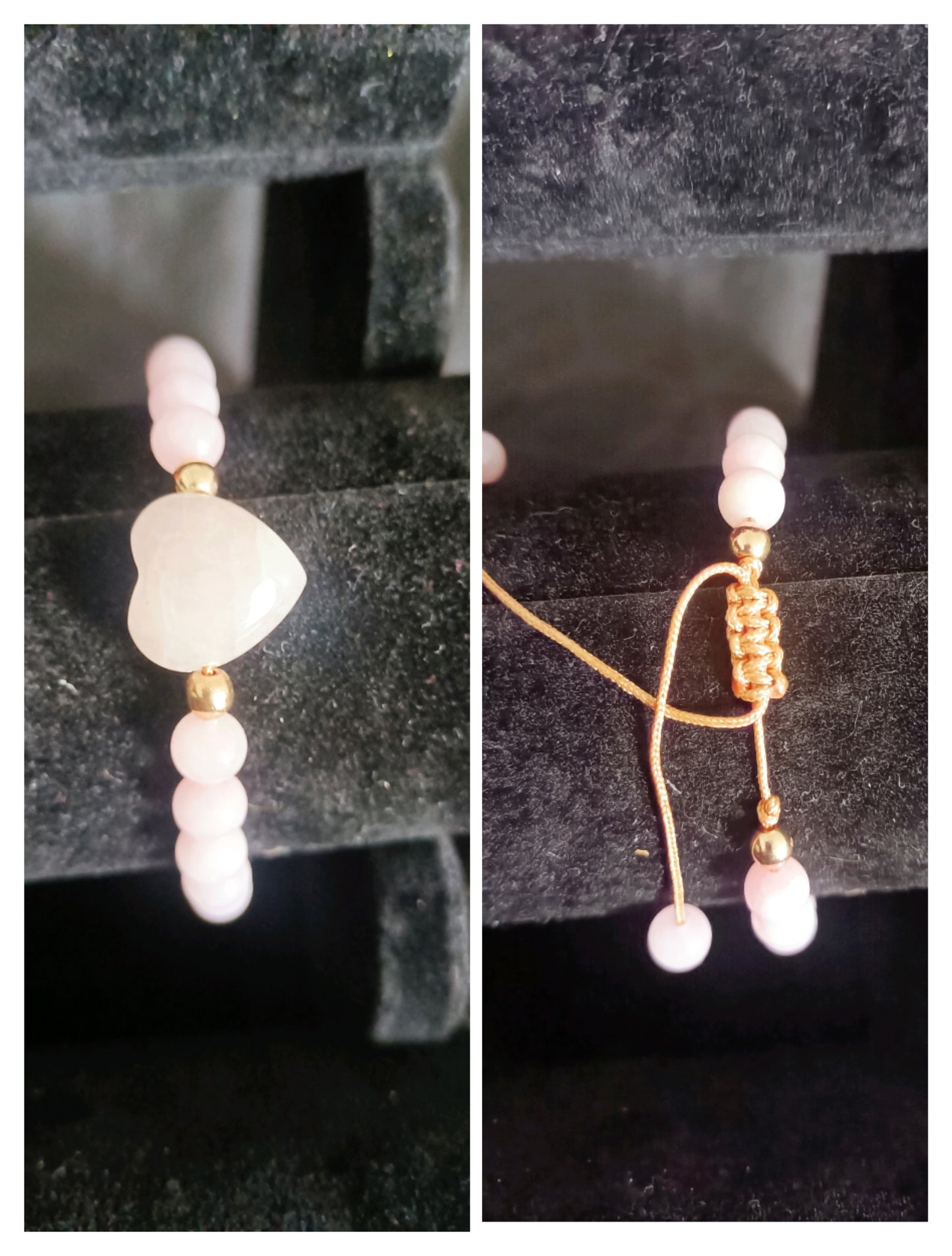 Quartz rose pierre de l'amour