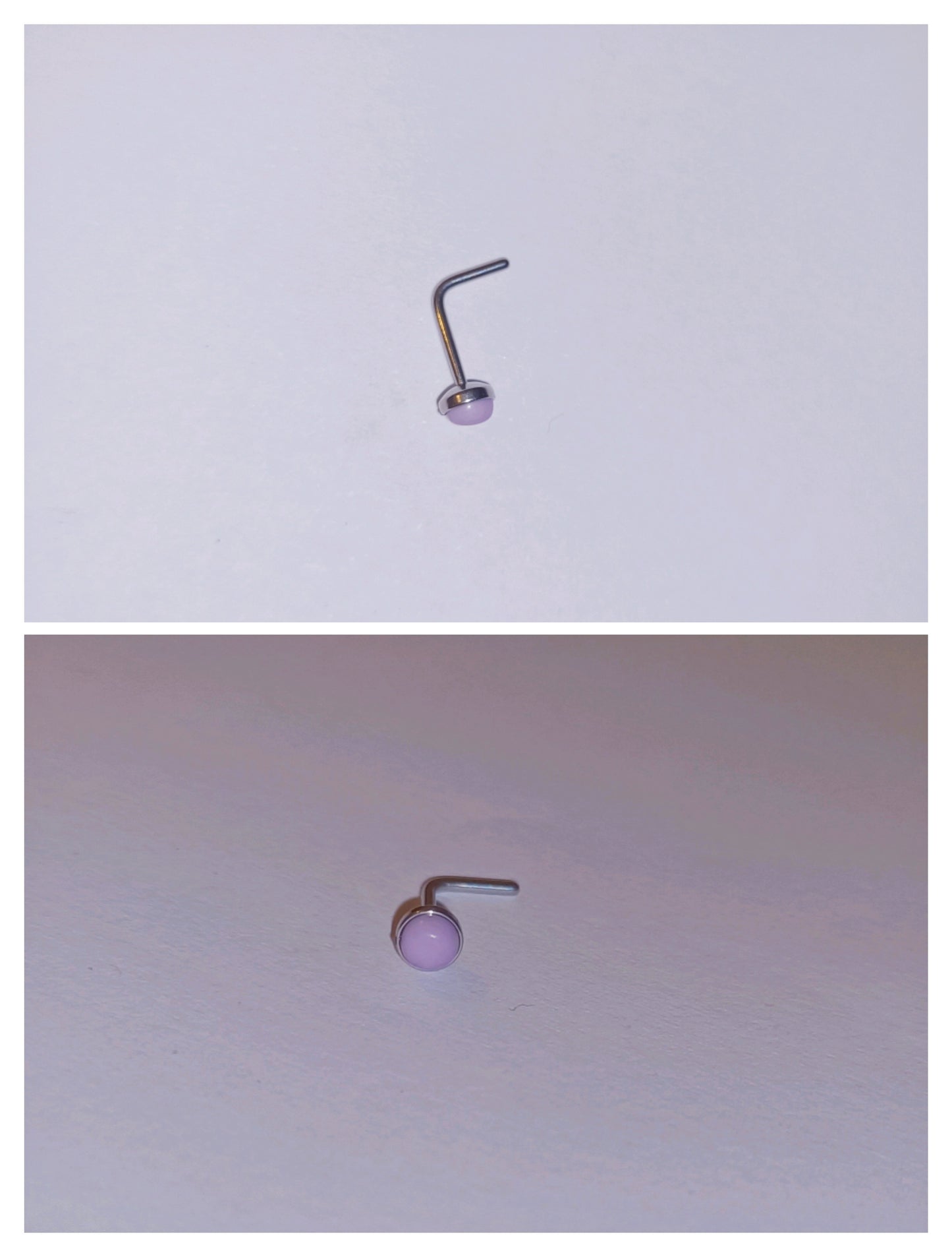 💜 Piercing pour le nez – Améthyste & purification énergétique