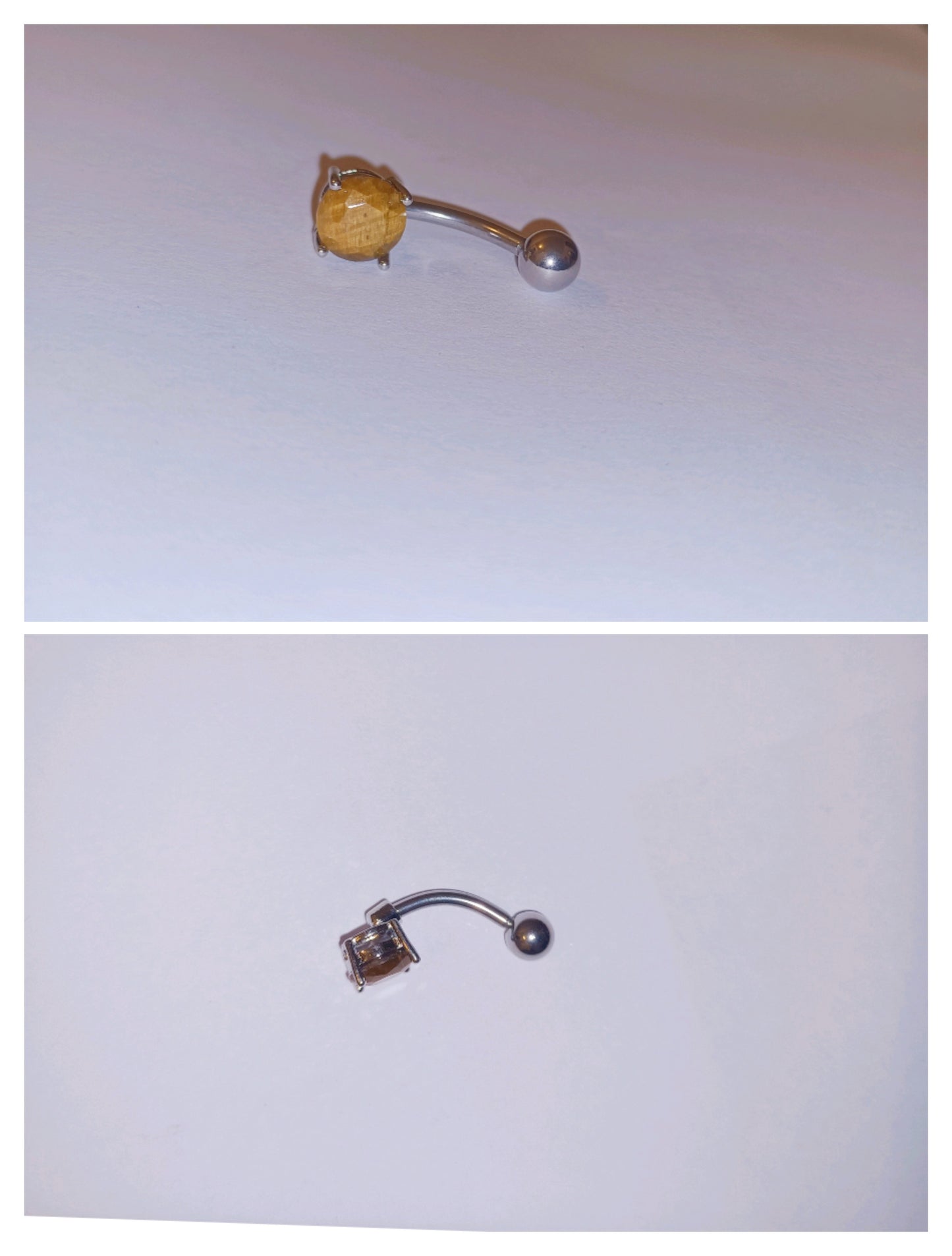 đŻ Piercing au nombril en Ćil de Tigre