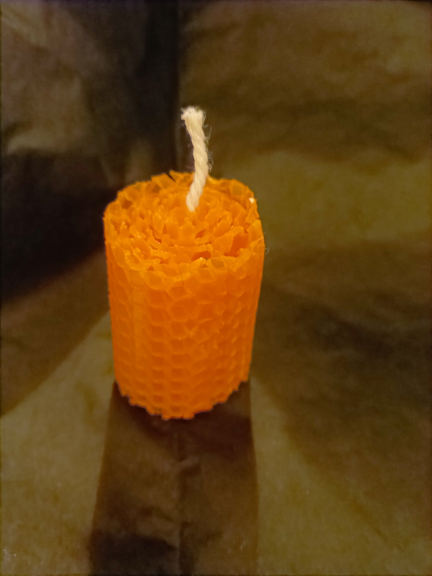 Bougie orange – Lavande