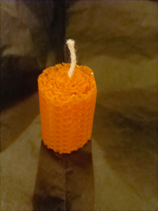 Bougie orange – Lavande