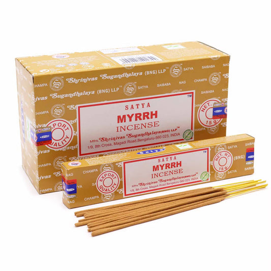 🕯️ Encens SATYA 15g – Myrrhe