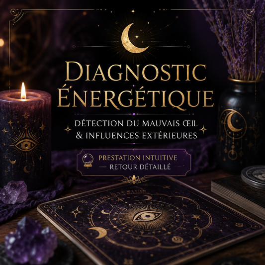 🌑✨ Diagnostic énergétique — Détection du mauvais œil & influences extérieures ✨🌑