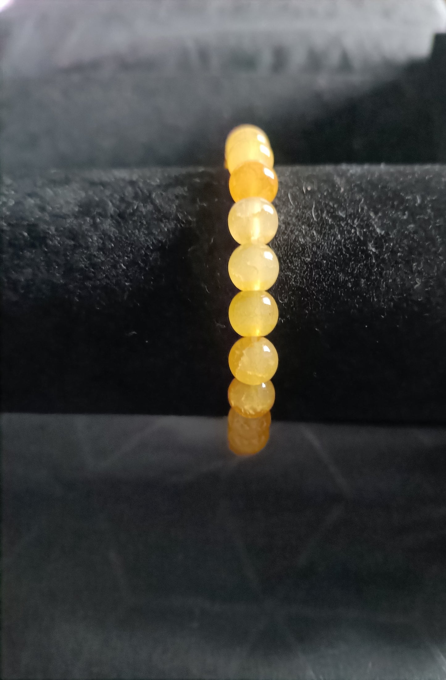 💛 Bracelet en pierre de Calcite jaune