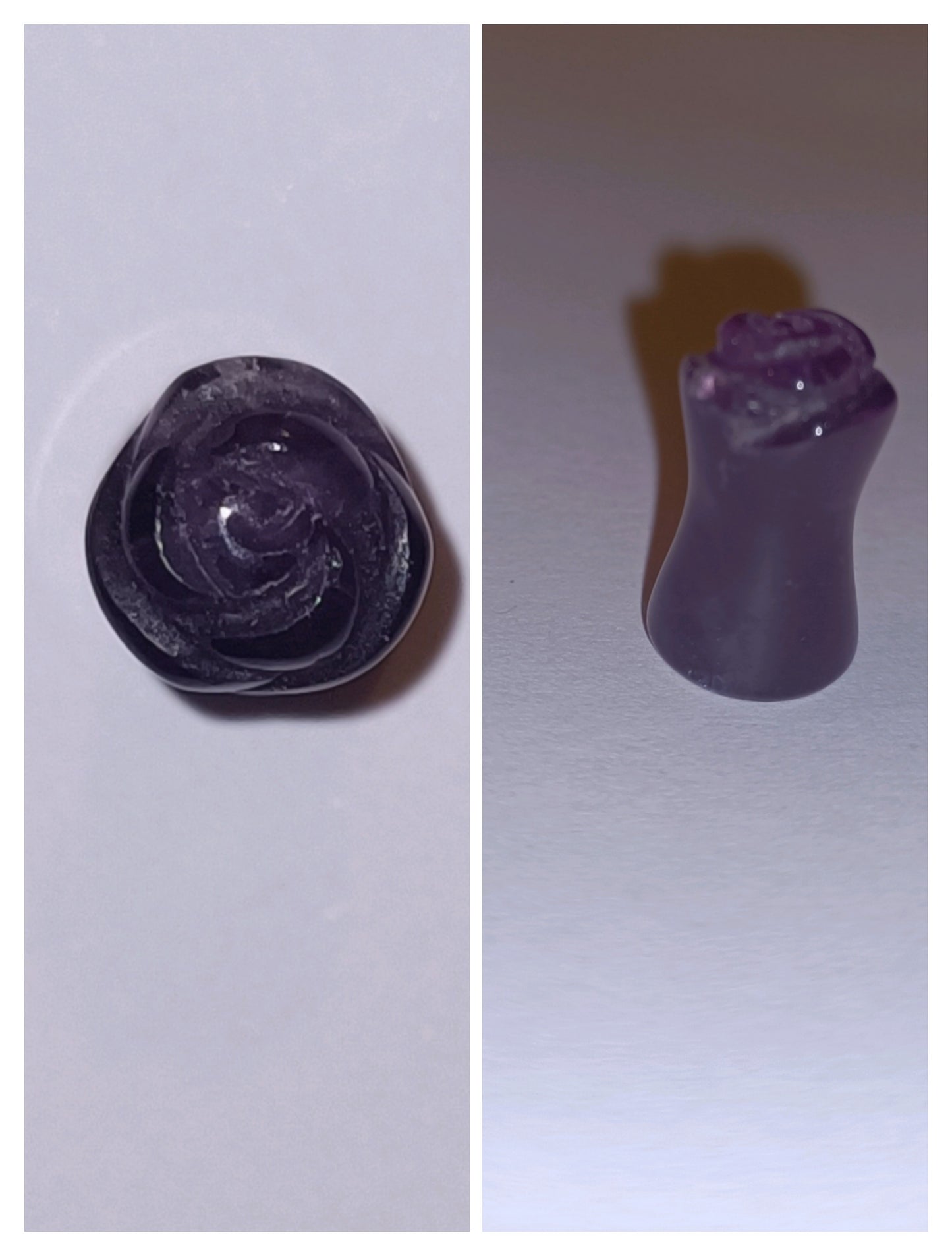 💜Écarteur d’Oreille en Améthyste – Harmonie et Protection 6.5mm