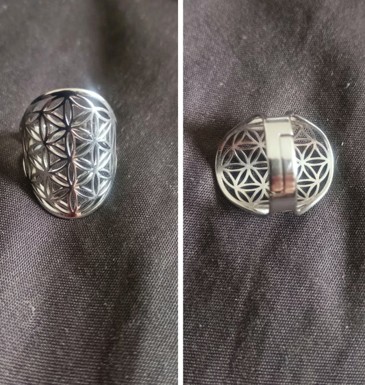 Bague Fleur de Vie – Énergie et Harmonie