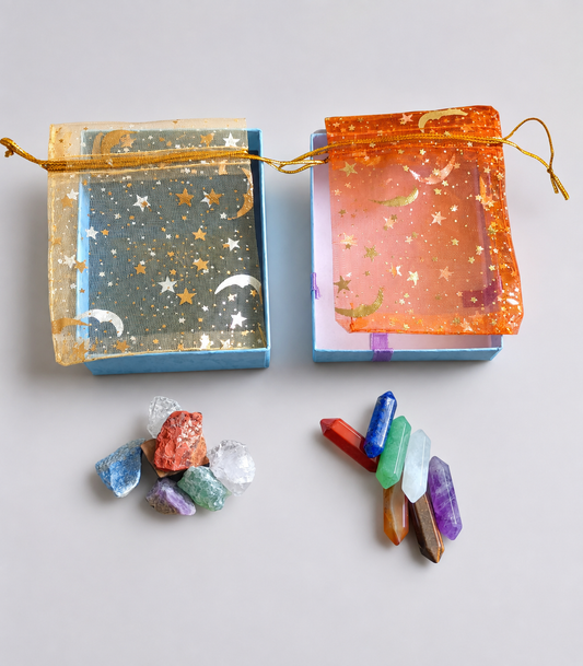 ✨ Coffret de Pierres Naturelles – Équilibre des 7 Chakras ✨
