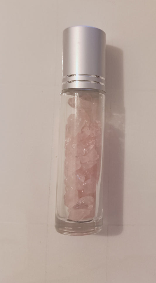 Roll-on en Quartz Rose – Amour et Douceur