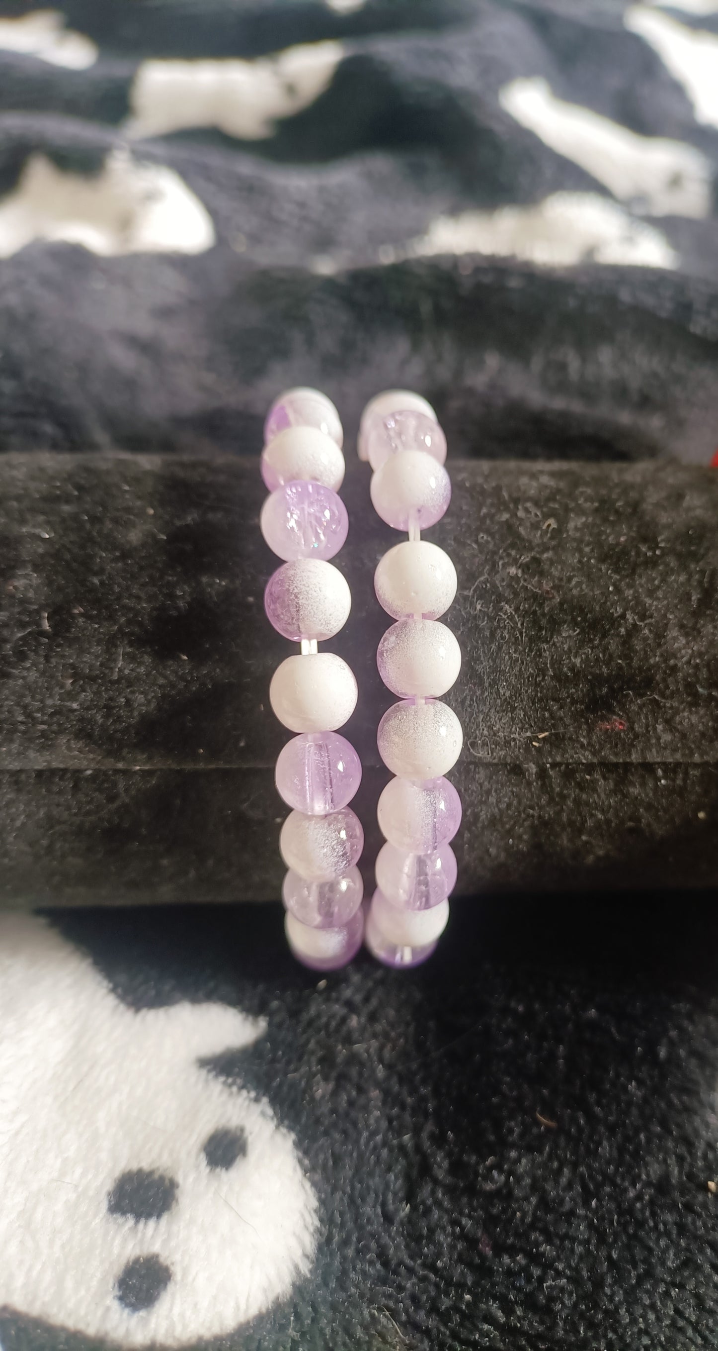 💫 Bracelet “Harmonie Divine” — Améthyste & Cristal de Roche