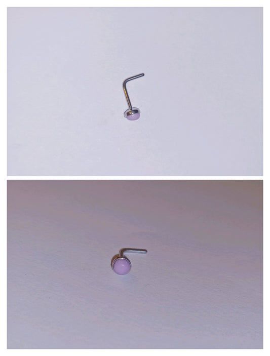 💜 Piercing pour le nez – Améthyste & purification énergétique